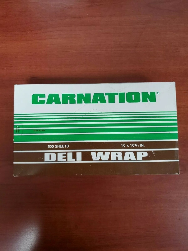 10X10 Deli Wrap (DW1010) Carnation