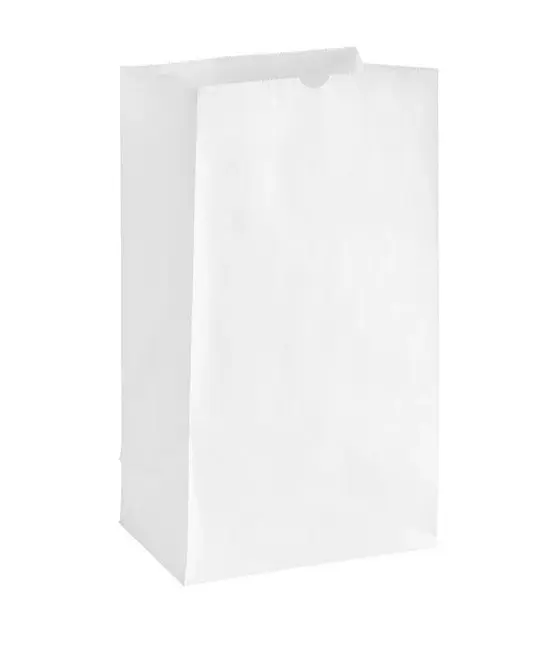 #16 WHITE PAPER BAG (SOS-16W) (WellCare)