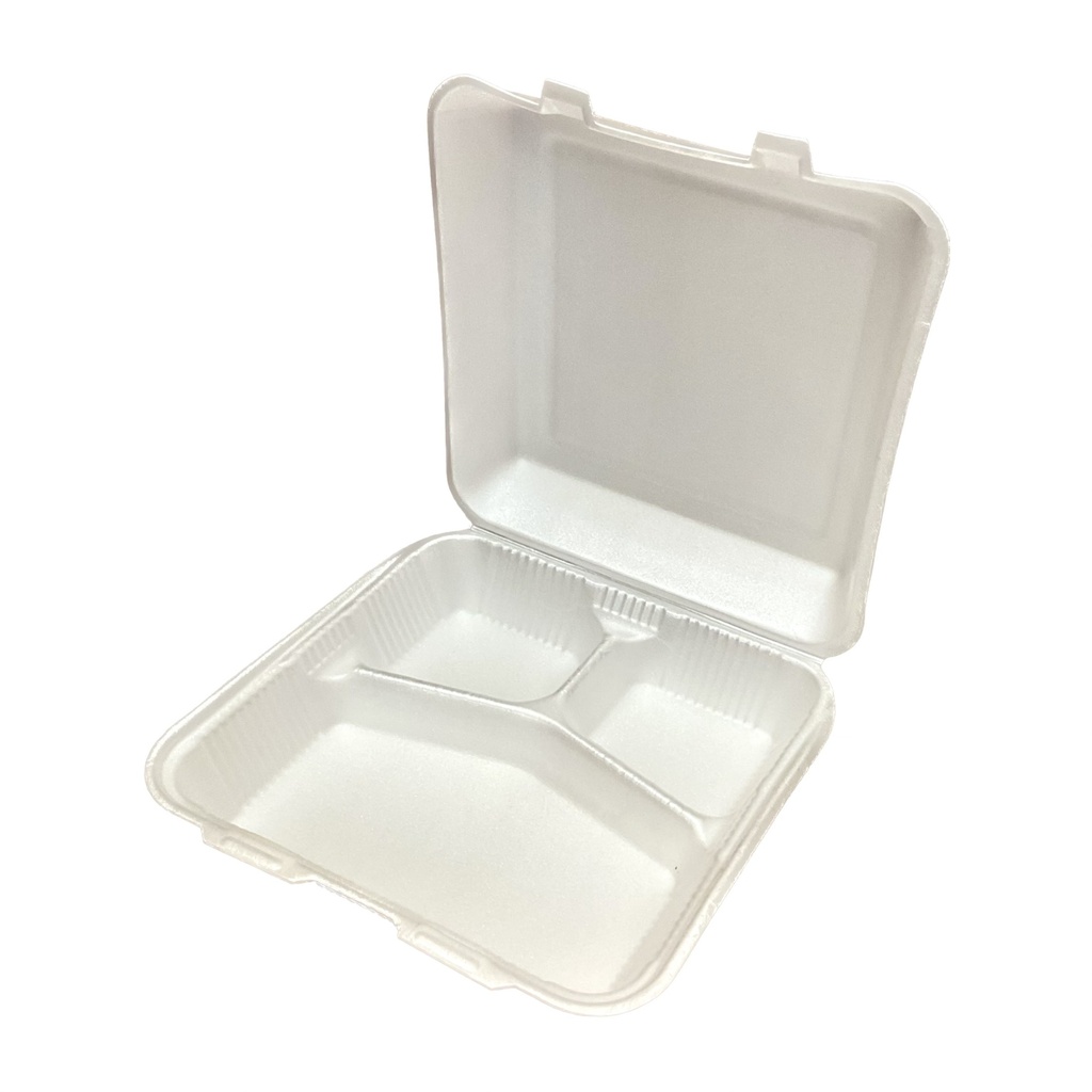 9x9 (3 comp) Foam Container (HC993 Reyma)