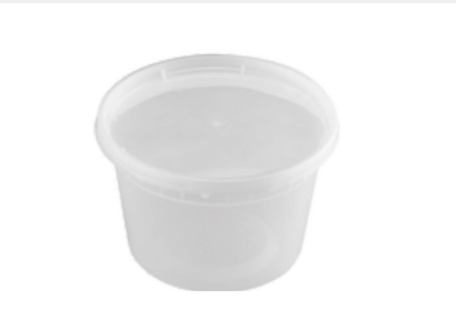 16oz Deli Container W/ Lid (DLH16 GLADWAY)