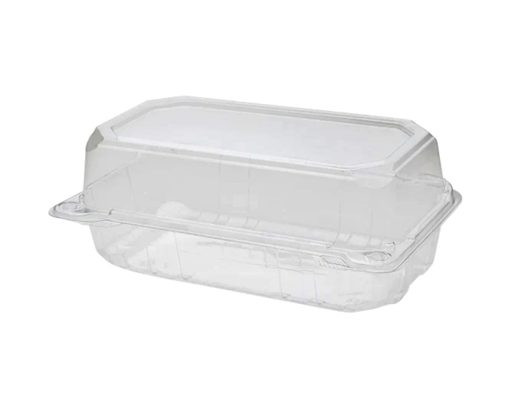 9x5 CLEAR HINGED CONTAINER (FP-HC95PET-1C) KARAT