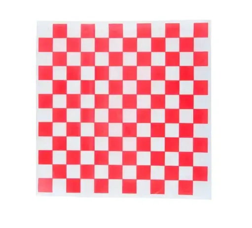 12X12 RED CHECKER WRAPPING PAPER (GWP1212-RED)