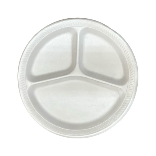 10" Foam Plate. 3-Comp (PFR103F REYMA)