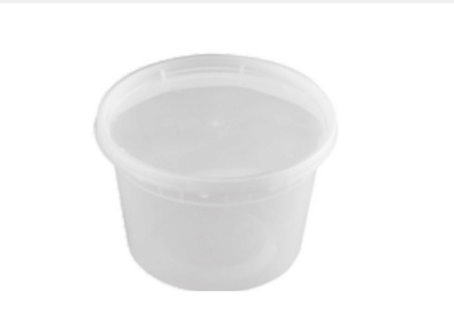 16oz Deli Container W/ Lid (DLH16 GLADWAY)