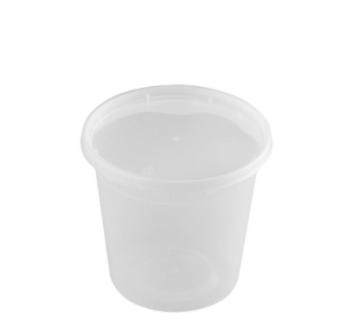 24 oz Deli Container w/ Lid (DLH24) GLADWAY
