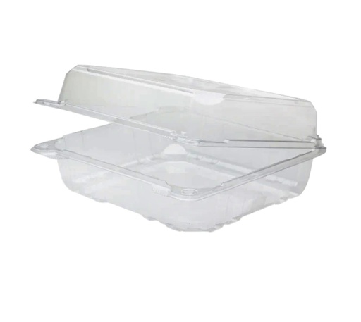 8x8 CLEAR HINGED CONTAINER (FP-HC88PET-1C) KARAT